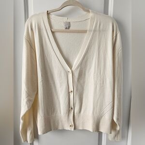 A New Day Cream Cropped Cardigan